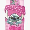 Disney Lilo & Stitch Sengesæt 140x200, Pink