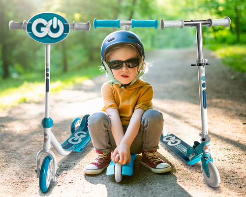 Skids Control Sammenklappelig Løbehjul, Blå