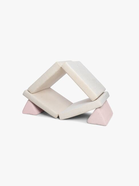 Shappy Play Bygbar Sofa 160x80 cm Kraftig Fløjl, Lollipop