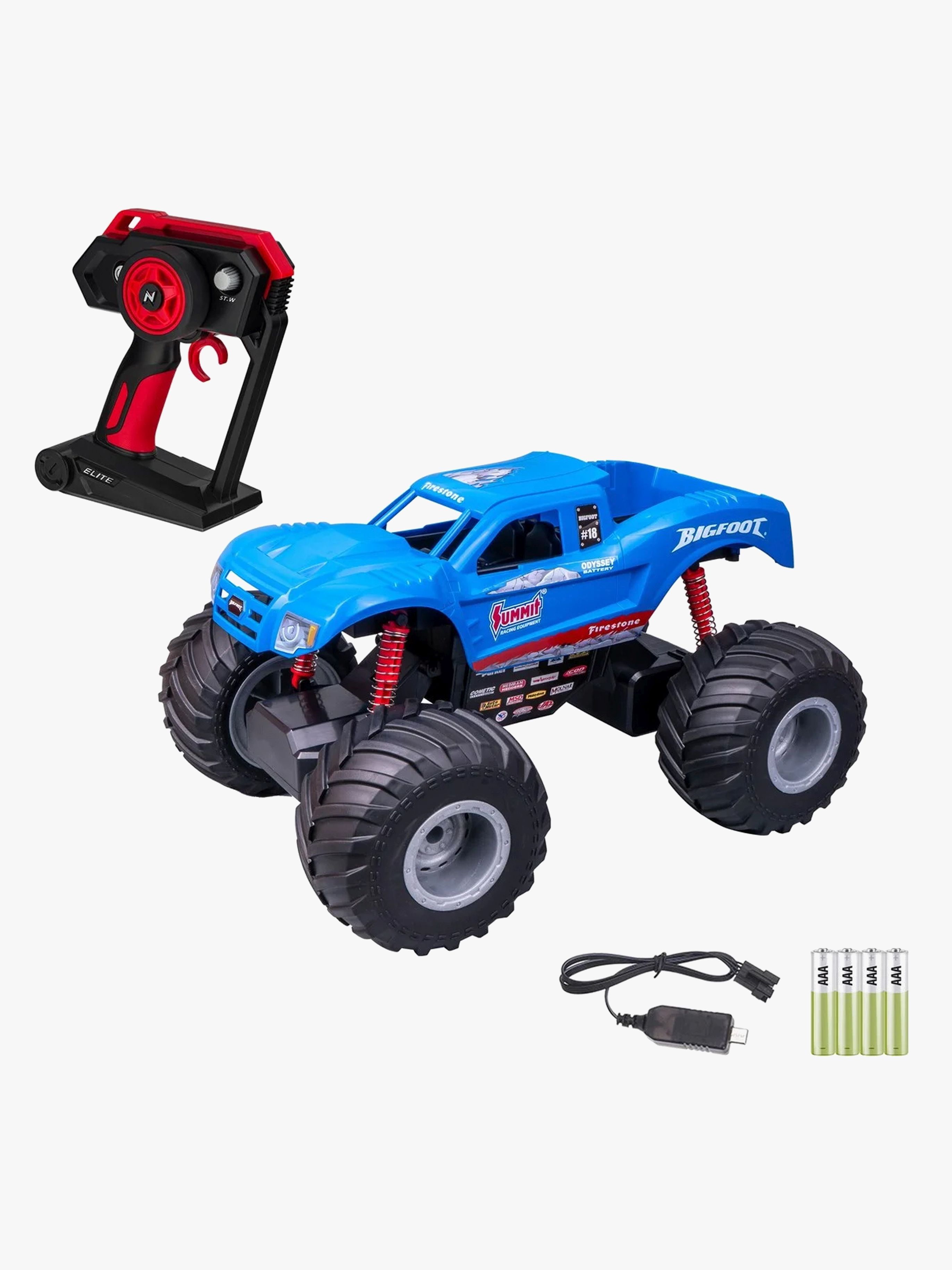 Nikko Radiostyret Bigfoot Monstertruck 1:10, Blå