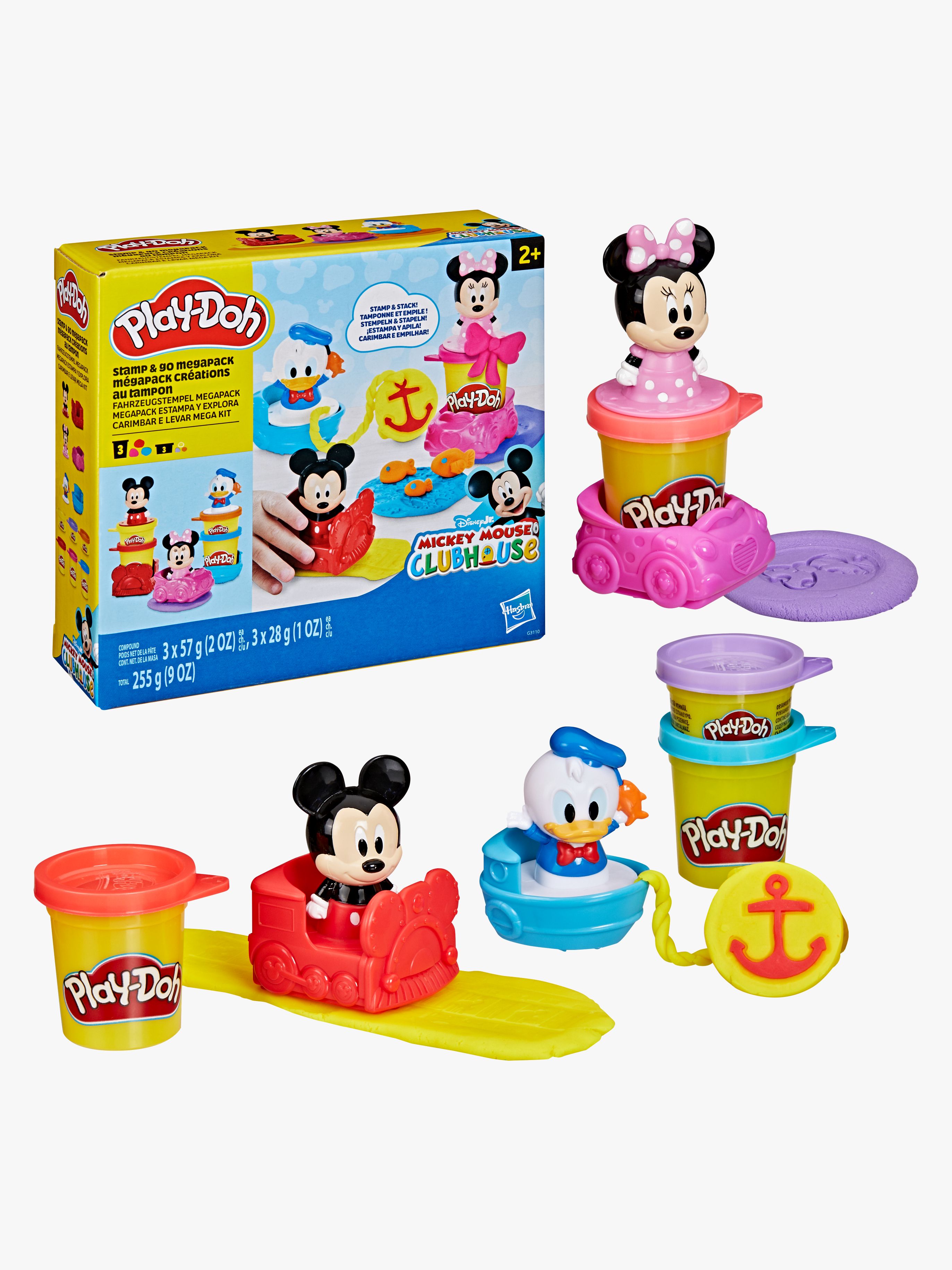 Play-Doh Disney Junior Modellervoks Stamp and Go Megapack