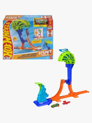 Hot Wheels Stunt Tracks Racerbane Power Launch Champion