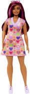 Barbie Fashionistas Dukke med Hjertemønstret Sweaterkjole