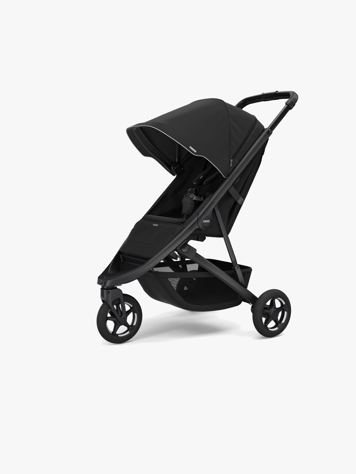 Thule Spring 2 Klapvogn, Black/Black