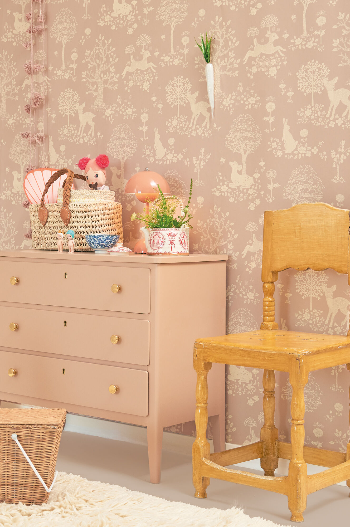 Majvillan Tapet Summer Fields, Dreamy Lilac