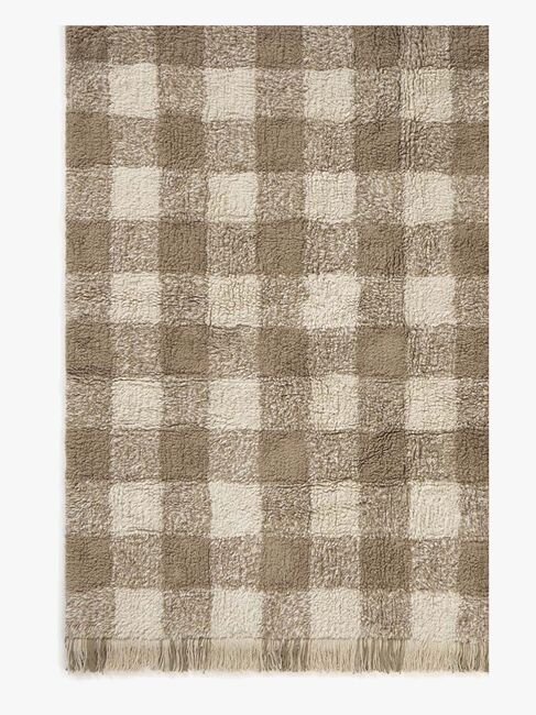 LorenaCanals Vaskbar Vichy Gulvtæppe 90x120 cm, Marron