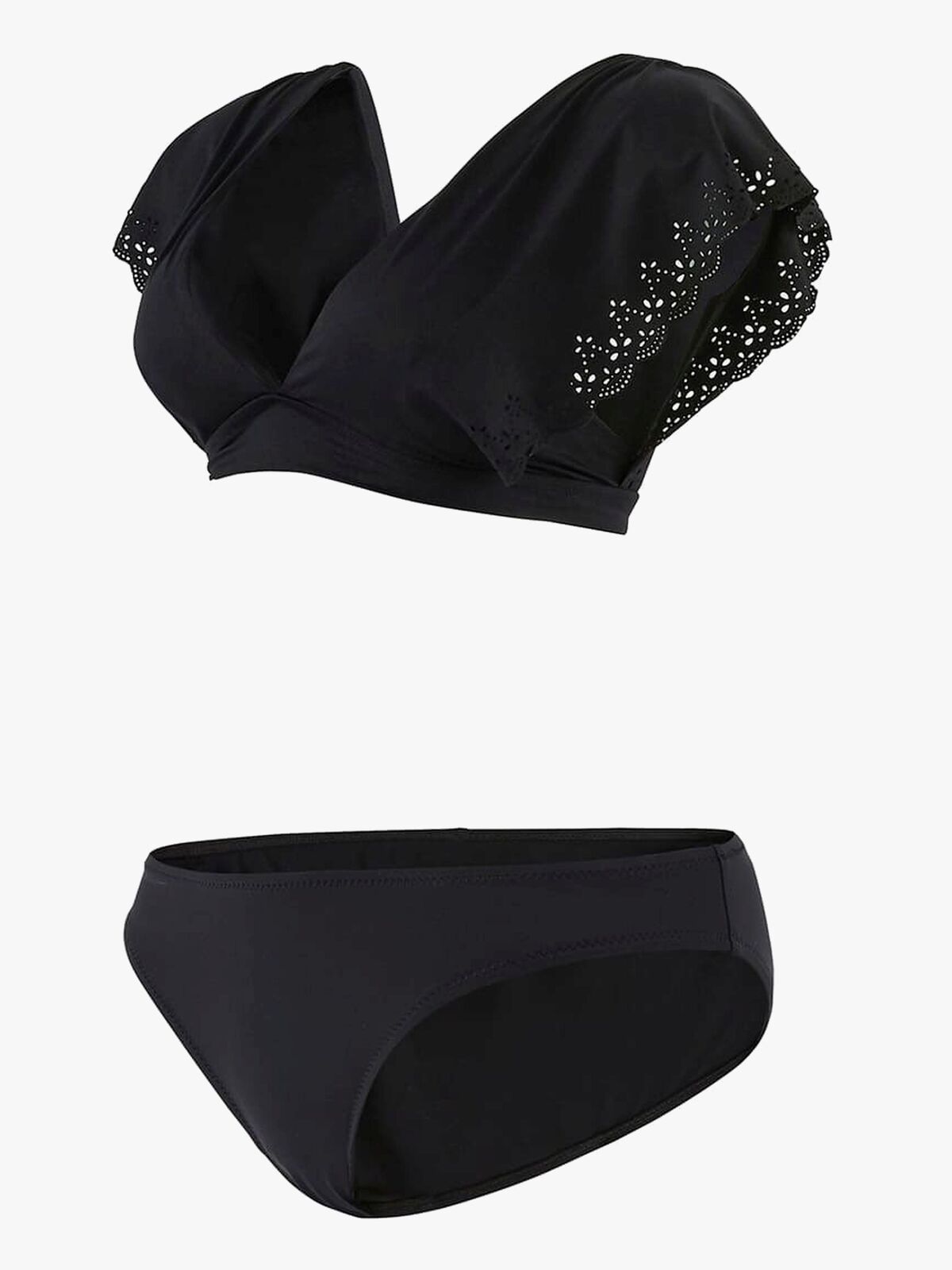 Cache Cœur BLOOM Graviditetsbikini, Black 