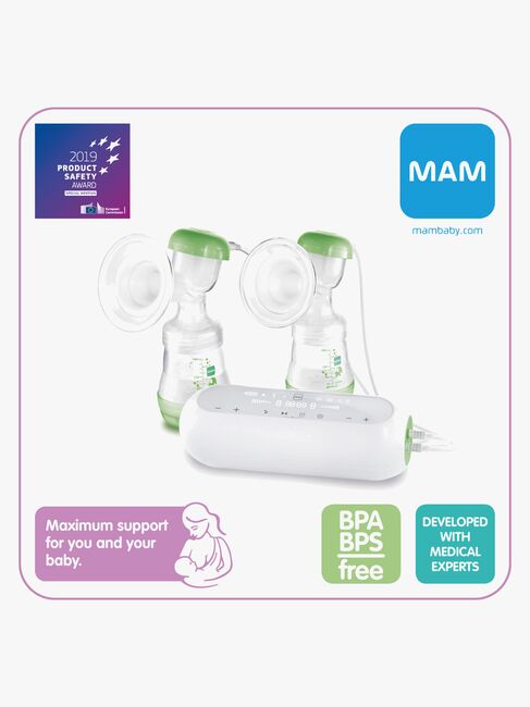 MAM 2-in-1 Elektrisk Brystpumpe Dobbelt