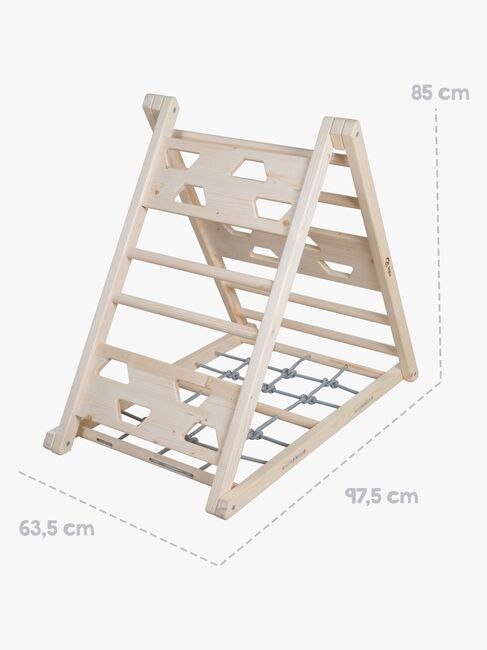 Roba  Træ Klatretrekant, Grå/Natur