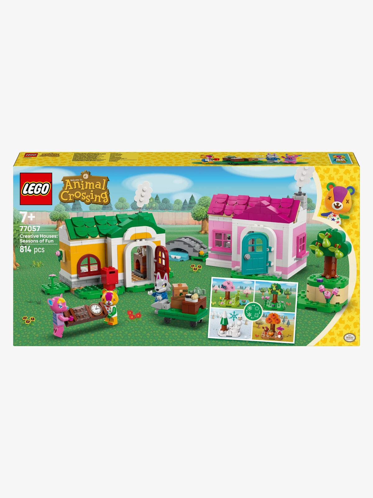 LEGO Animal Crossing 77057 Kreative huse: Sjove årstider