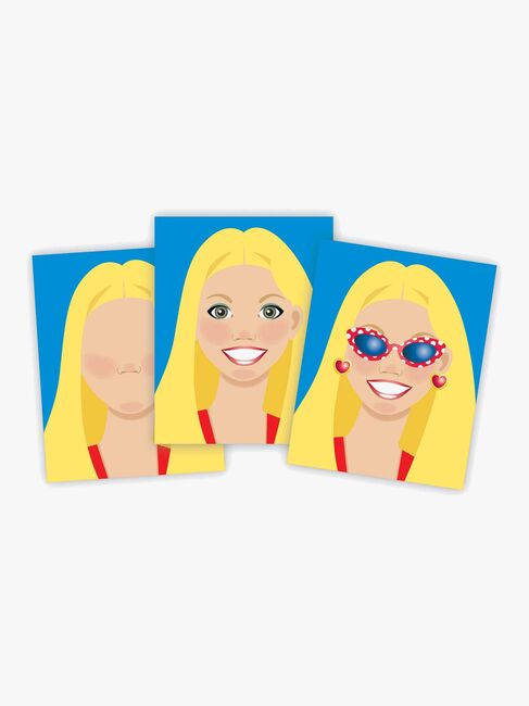 Melissa & Doug Make-a-Face Klistermærkebog