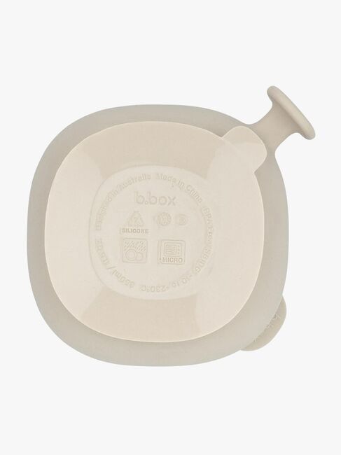 b.box Skål med Låg Silikone, Latte