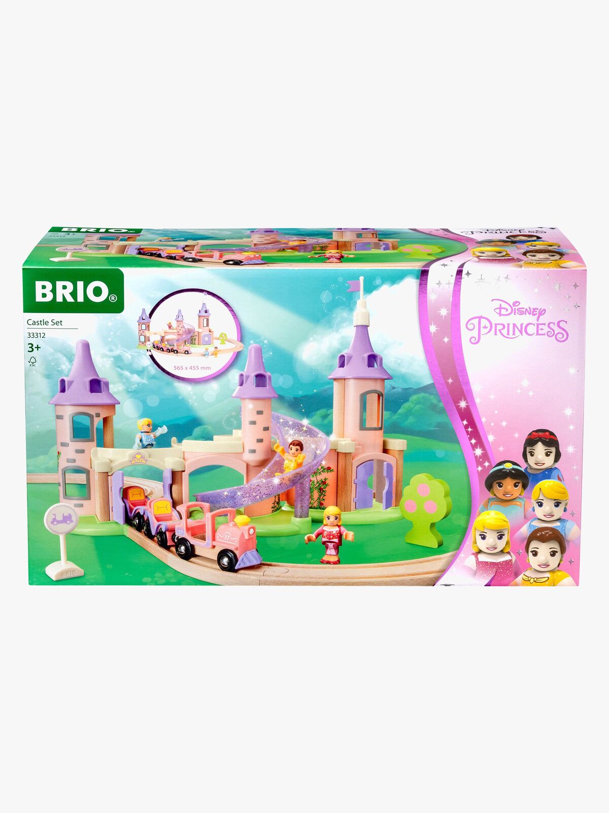 BRIO 33312 Disney Princess Slot med Tilbehør