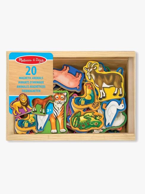 Melissa & Doug Dyremagneter i Træ 20 Stk.