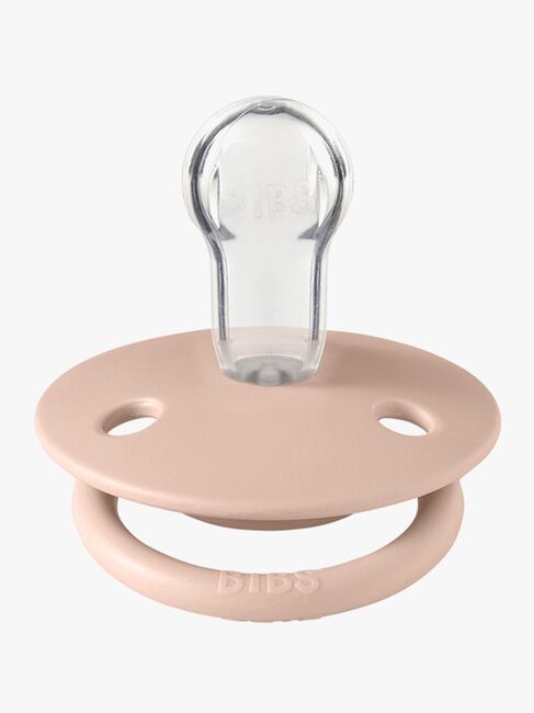 BIBS Sut De Lux 2-pak Silicone, Ivory/Blush