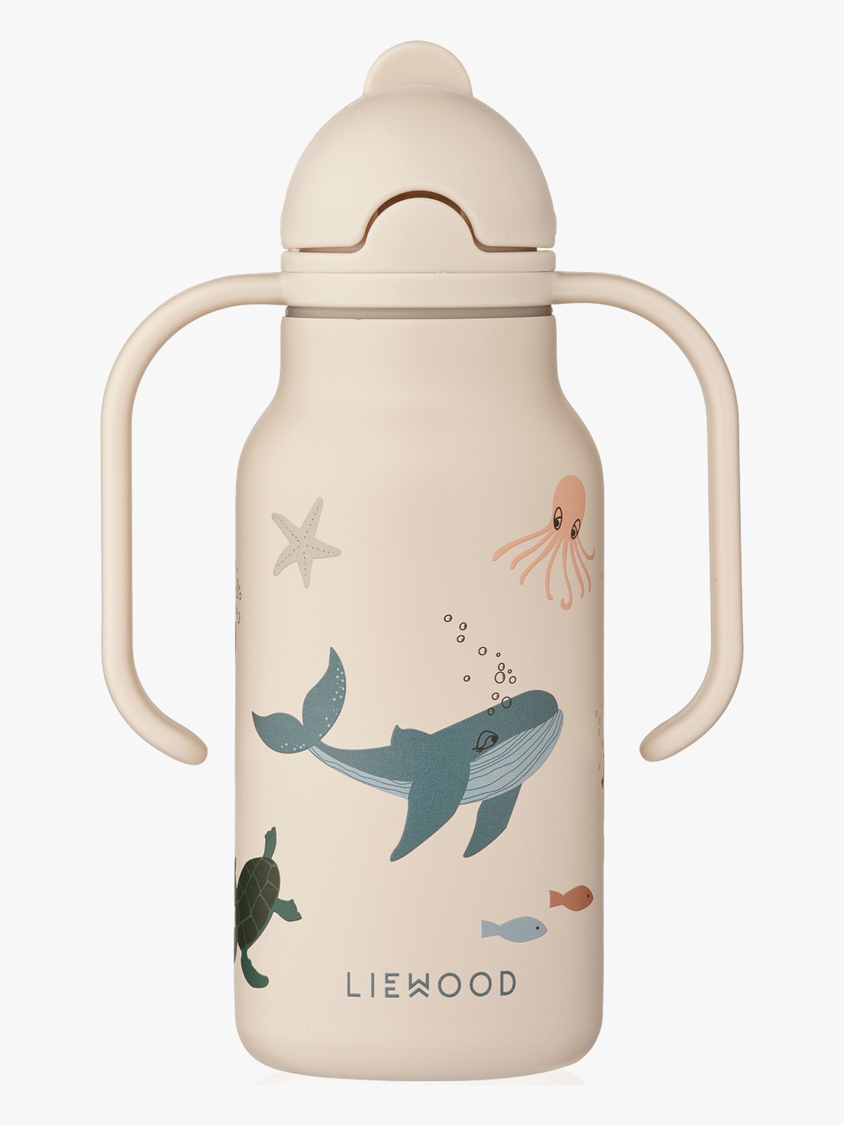 LIEWOOD Kimmie Drikkedunk 250 ml, Sea creature/Sandy