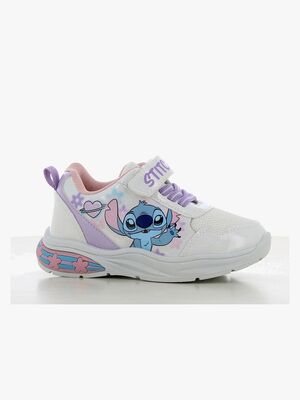 Disney Lilo & Stitch  Blinkende Sneakers, White/Lilac