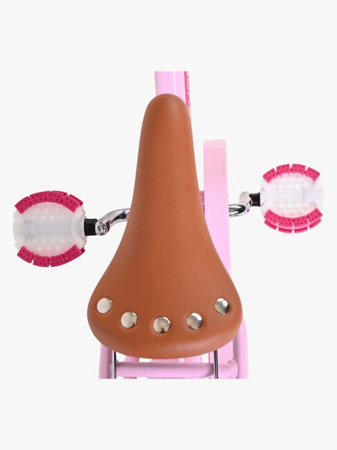 Volare Excellent Cykel med Kurv 12 Tommer, Pink