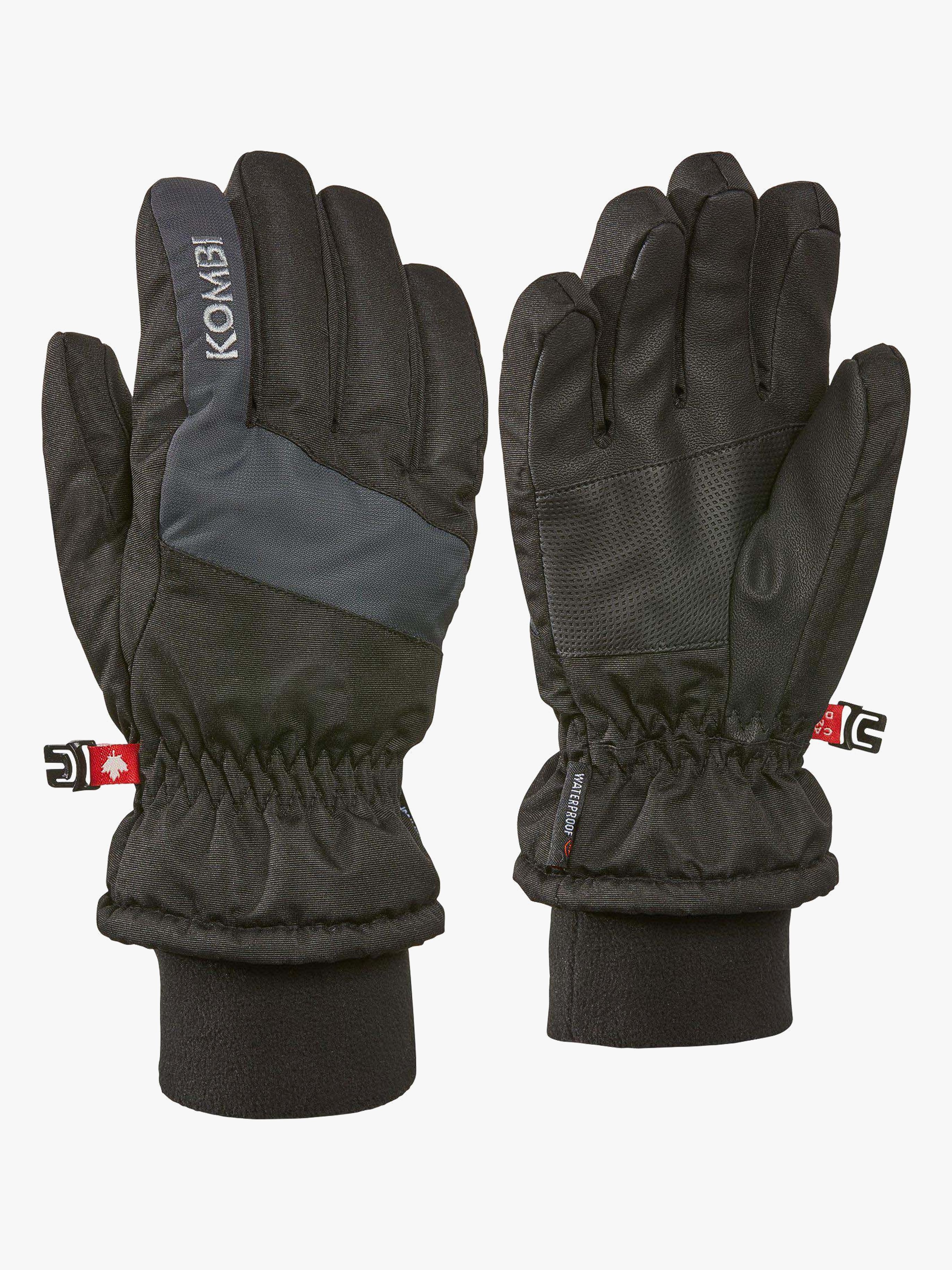 Kombi Takoda Handsker, Black/Asphalt, L