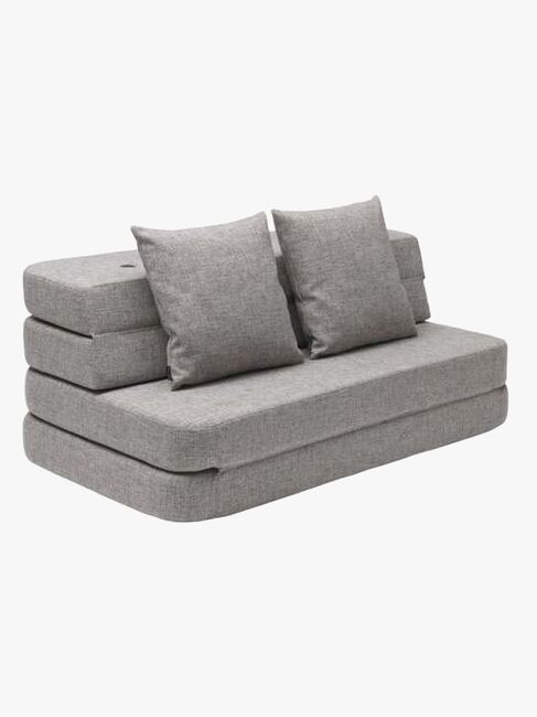 by KlipKlap 3 Fold Sofa XL, Multi Grey