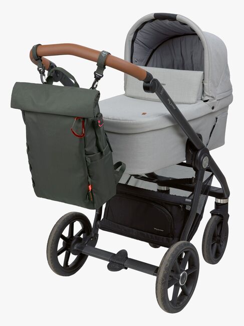 Lässig Outdoor Pusletaske Rygsæk med Roll-top-åbning, Dark Olive