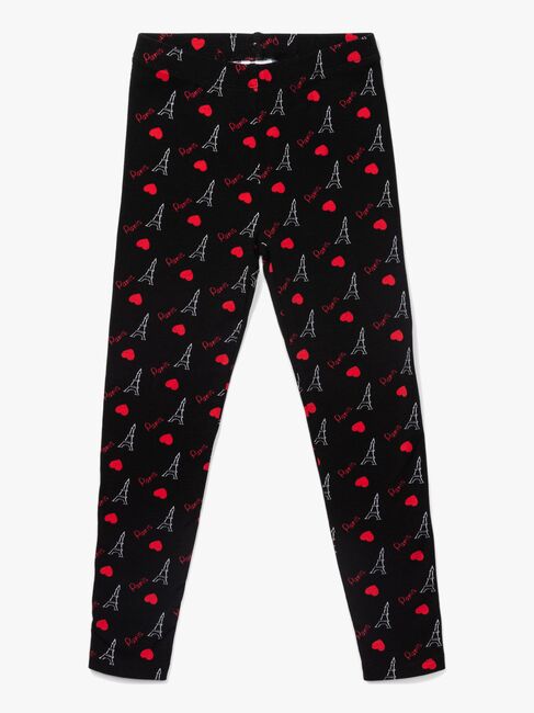 Luca & Lola Venetia Lange Lange Leggings 2-pak, Black/Red