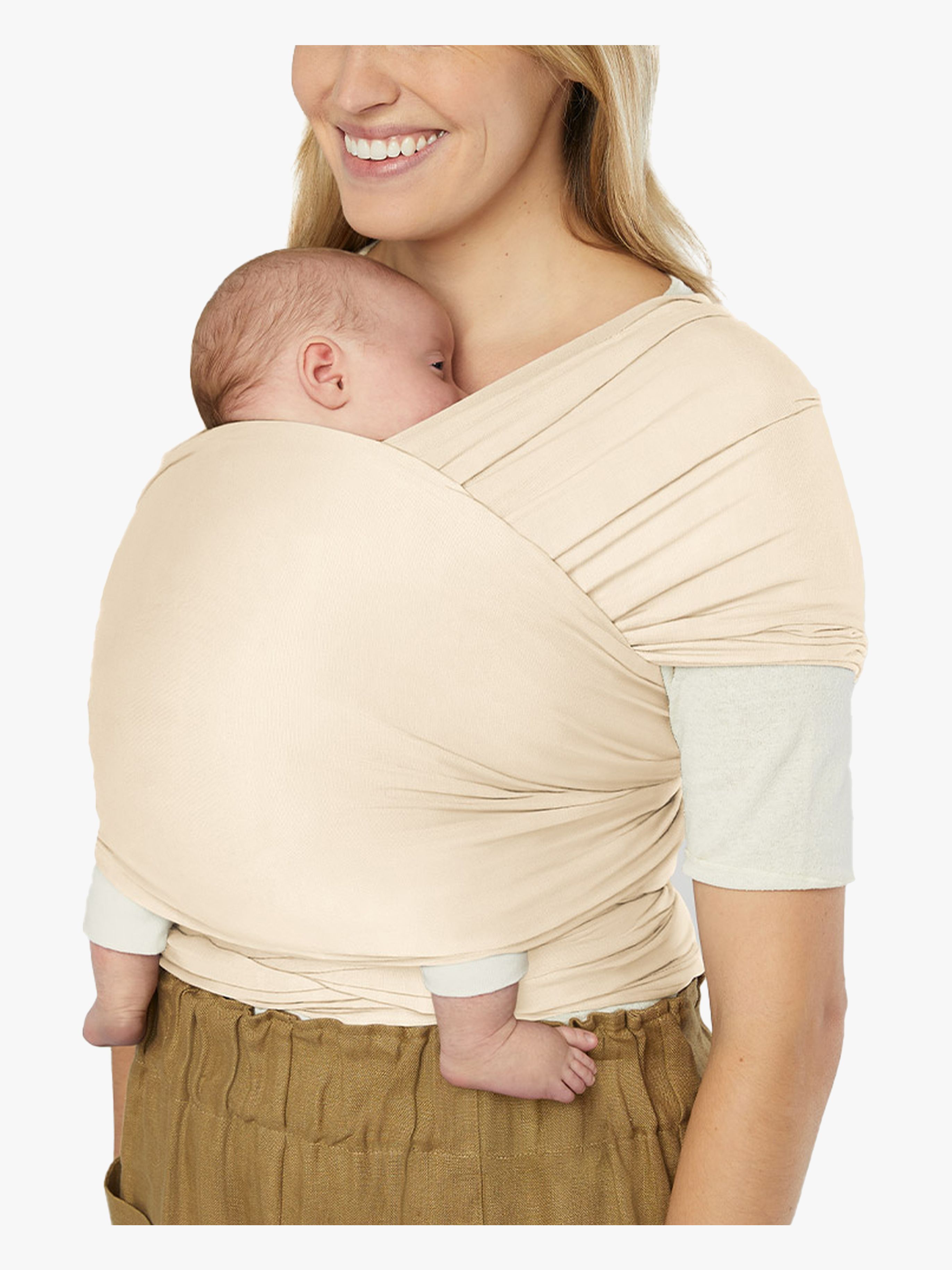 Ergobaby Aura Wrap Knit Strækvikle, Cream