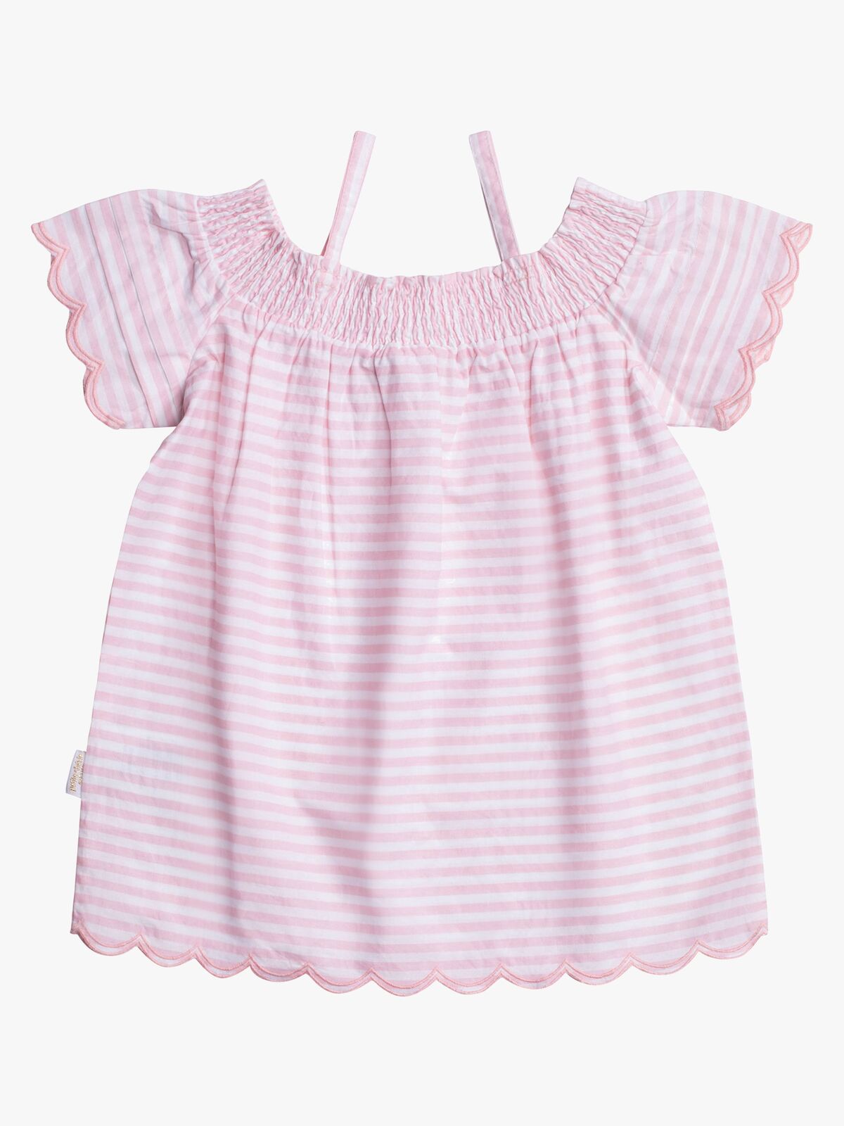 Petite Chérie Atelier Phillipa Top, White/Pink