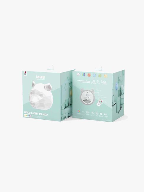 MOB Væglampe Wild Light Panda, Multifarvet