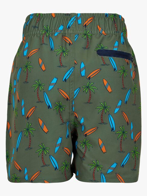 Color Kids Badeshorts, Dark Ivy