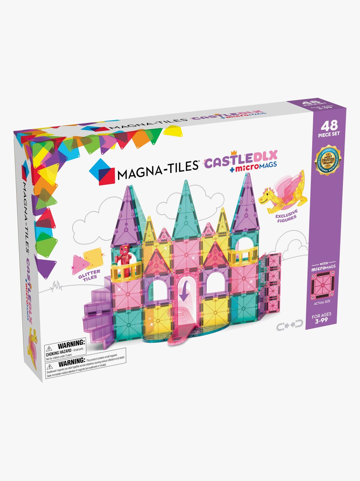 MAGNA-TILES Castle Deluxe Byggesæt 48 Dele