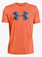 Under Armour Tech Big Logo Solid Tee, Magma Orange