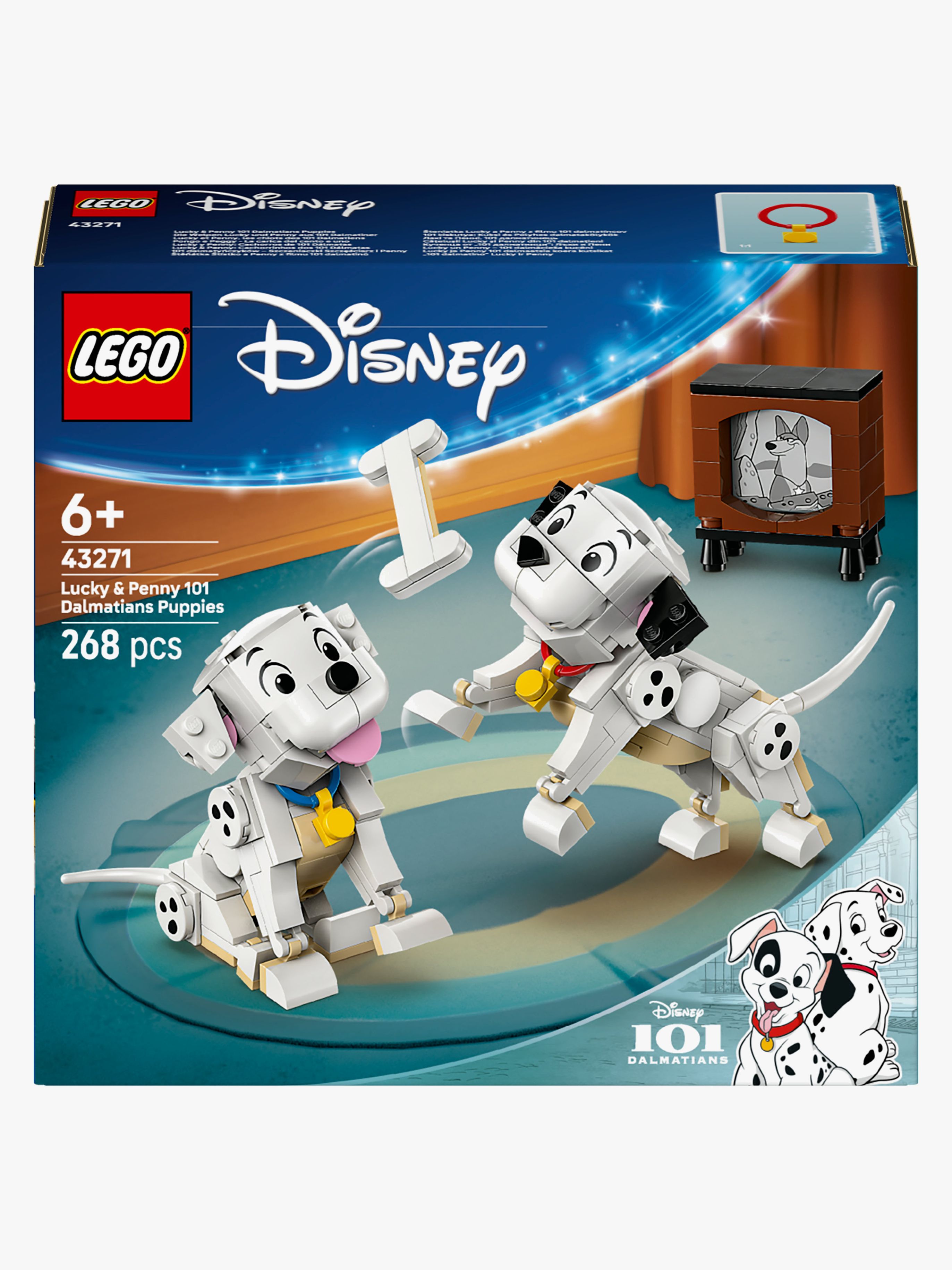 LEGO Disney Classic 43271 Hvalpene Lucky og Penny fra 101 dalmatinere