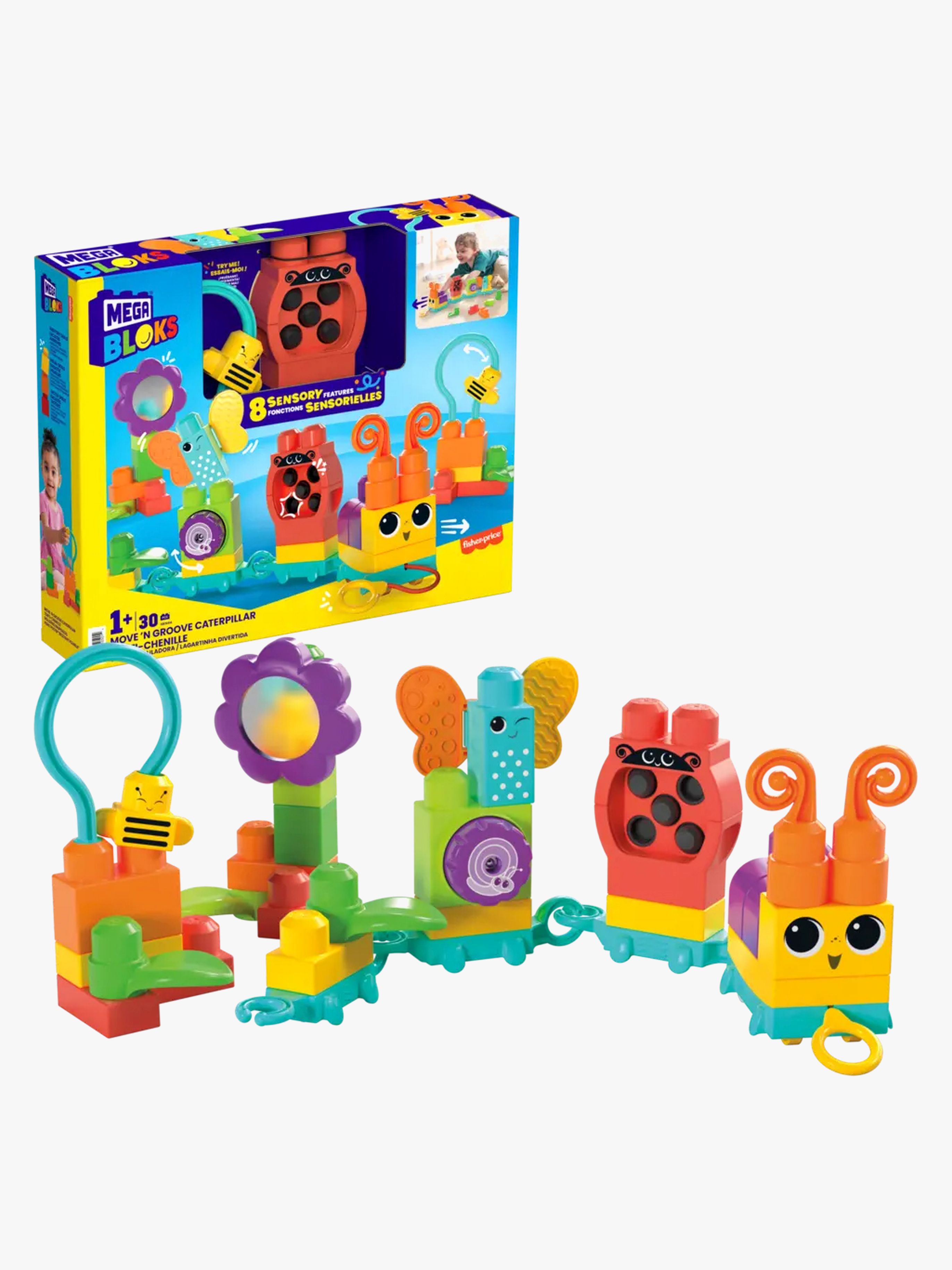 Mega Bloks Move 'n Groove Sommerfugletog Byggesæt