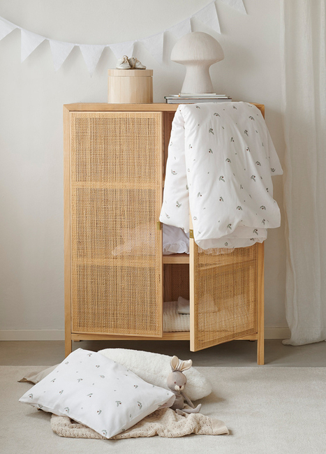 Borganäs Sengesæt Tremmeseng Alvin 2-delt 100x130, Beige