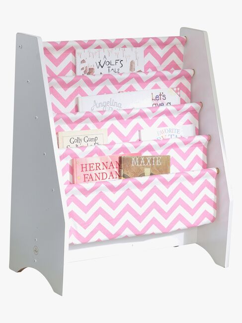 KidKraft Bogreol, Lyserød/Hvid