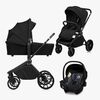 Lionelo MIKA Plus 3-in-1 Duovogn, Black Onyx