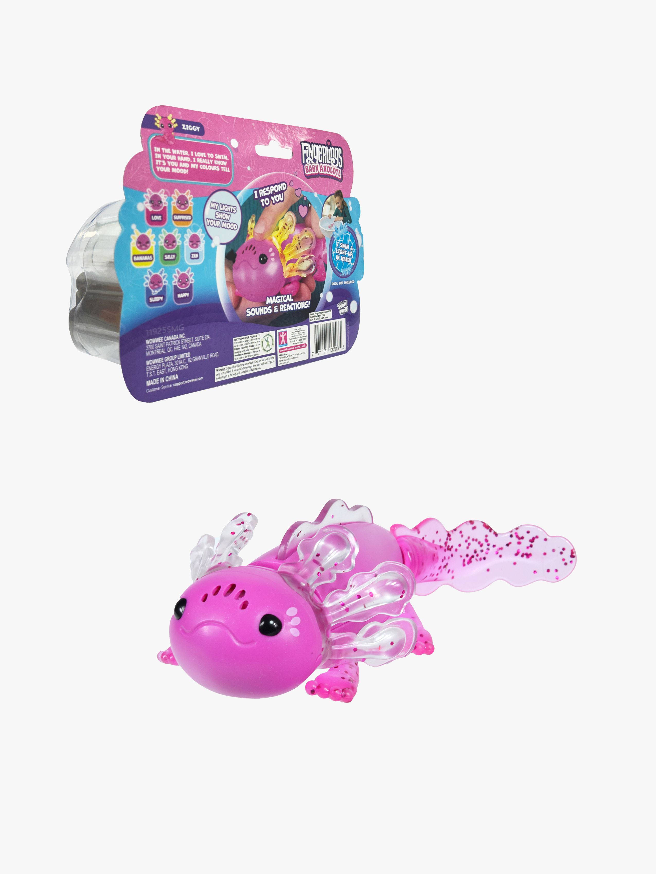 Fingerlings Figur Axolotl Glitter