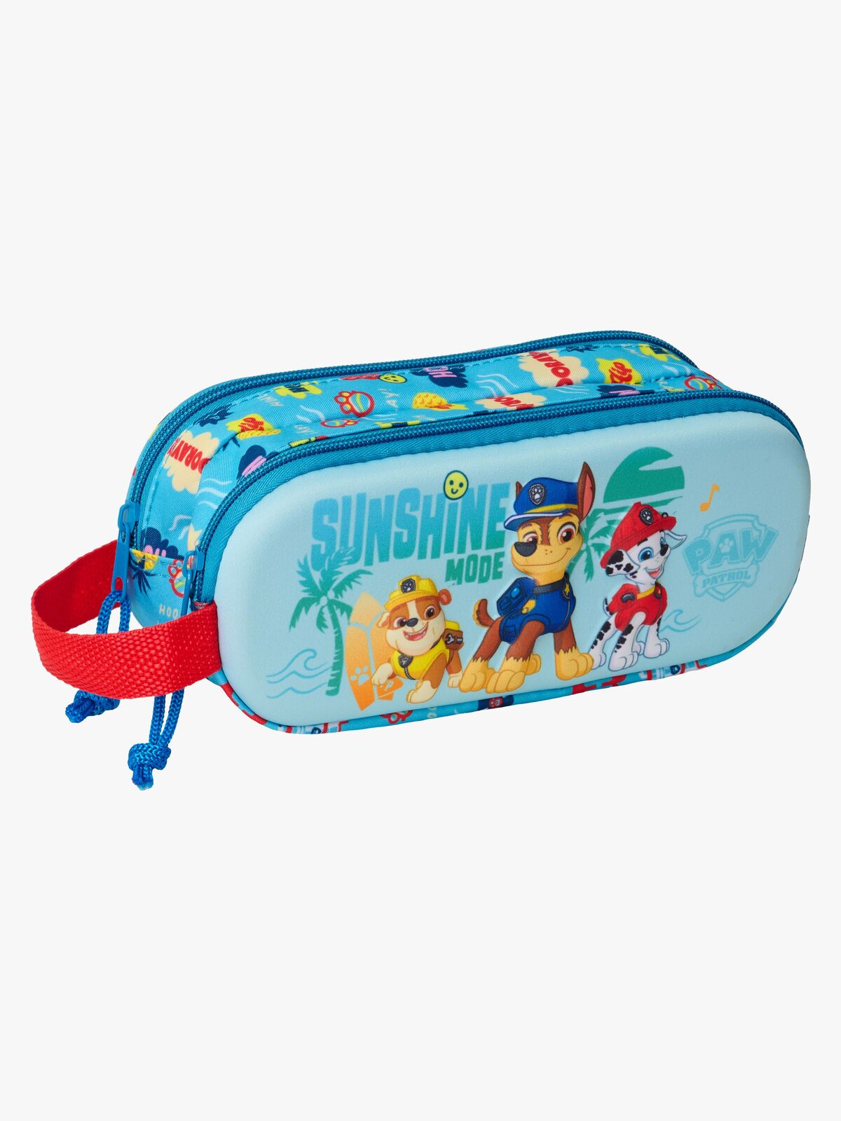 Paw Patrol 3D Dobbelt Penalhus, Lyseblå