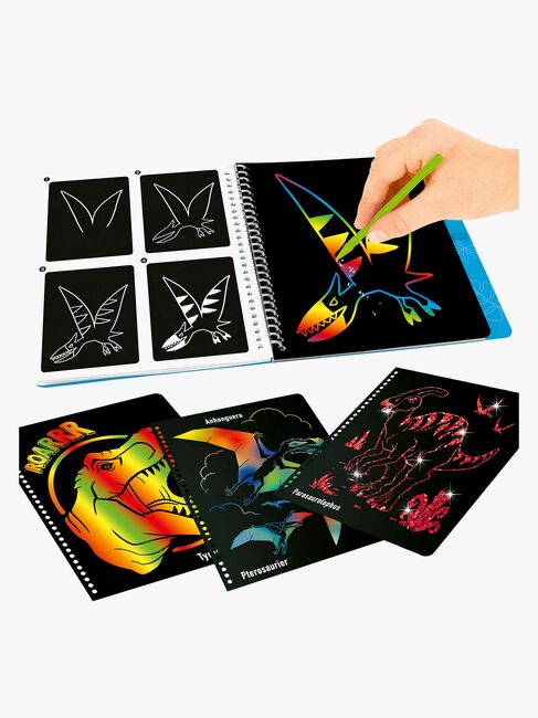 Dino World Magic Scratch Book