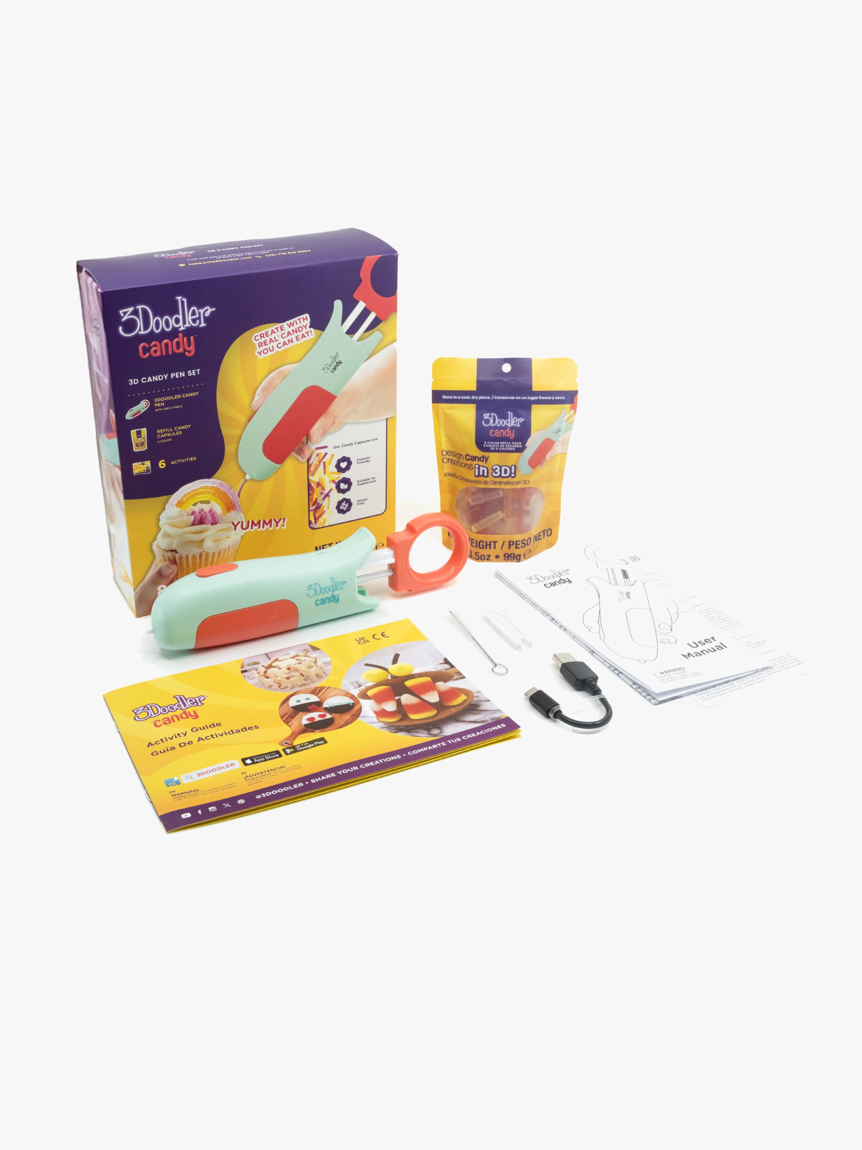 3Doodler Sliktusch Candy Chef med Refill