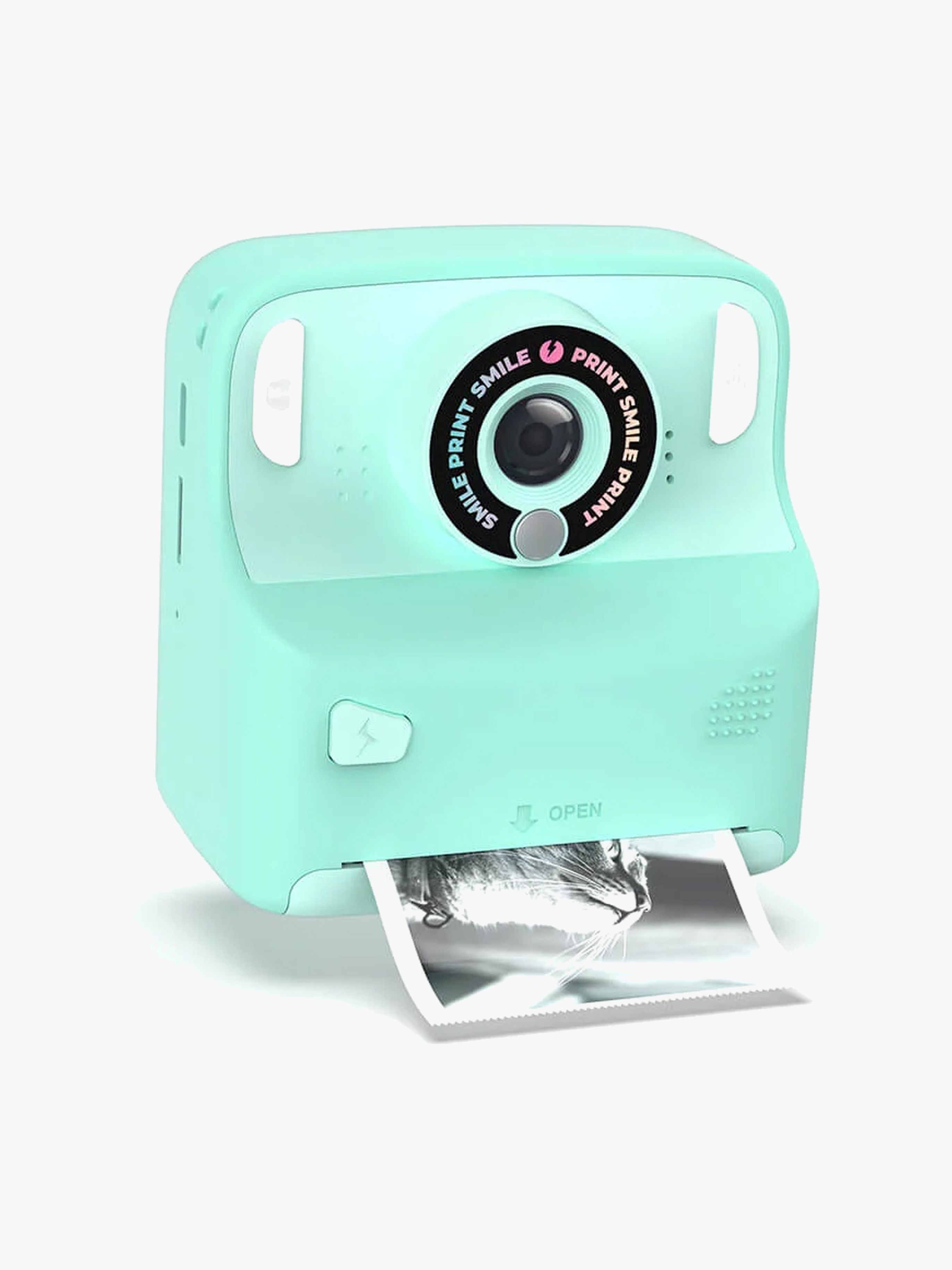 MOB Pixiprint Polaroidkamera med Spil, Turkis