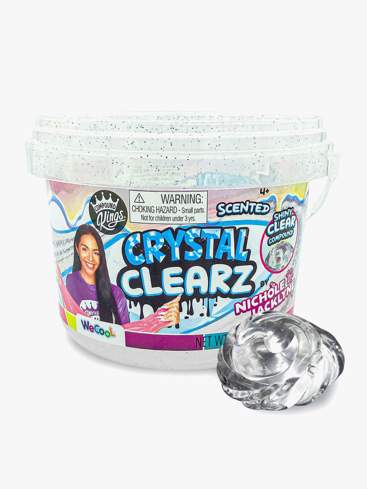 Compound Kings Crystal Clearz  Gennemsigtigt Slime 1,2 kg