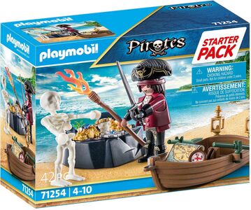 Playmobil 71254 Pirates Starter Pack Byggesæt Pirat med Robåd