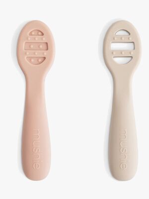 Mushie Nybegynderske 2-pak, Blush/Shifting Sand