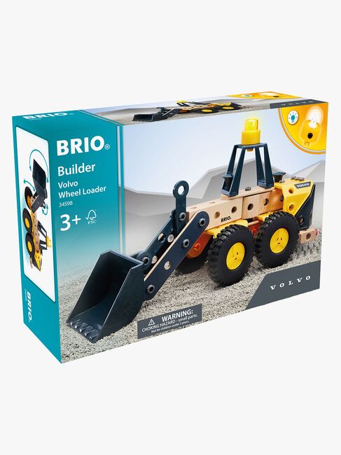 Brio 34598 Hjullaster Volvo med Byggearbejder