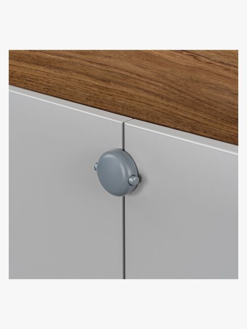 Reer Skabslås til Dobbeltdøre, Grå