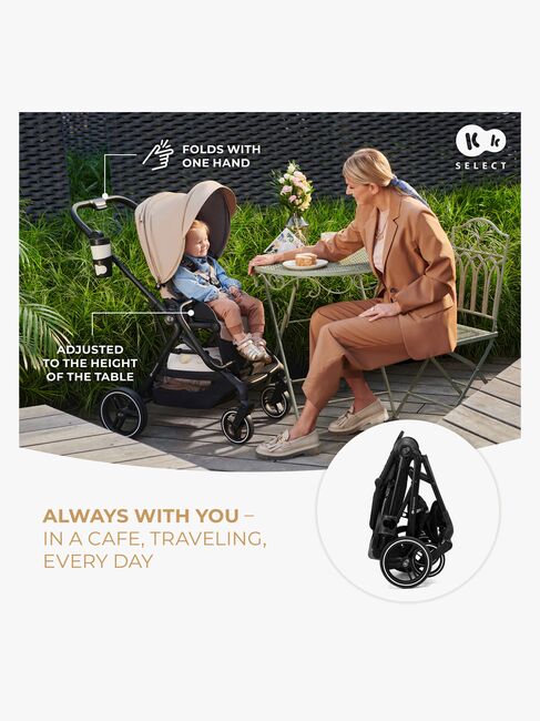 Kinderkraft YOXI 2-in-1 Duovogn, Pure Black