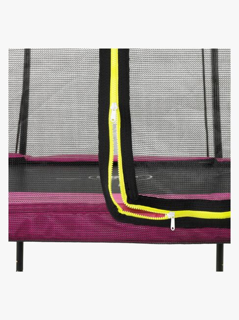 EXIT Silhouette Trampolin inkl. Sikkerhedsnet 214x305 cm, Pink