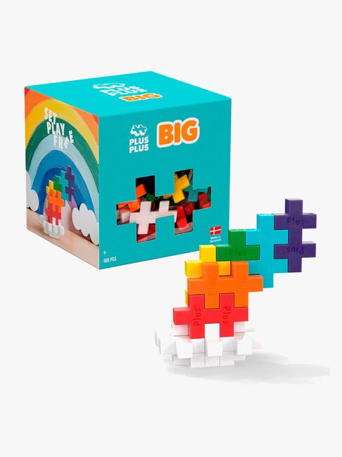 Plus-Plus BIG Byggesæt Rainbow Mix 100 Stk.